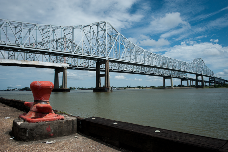 view of the Mississippi River Bridge